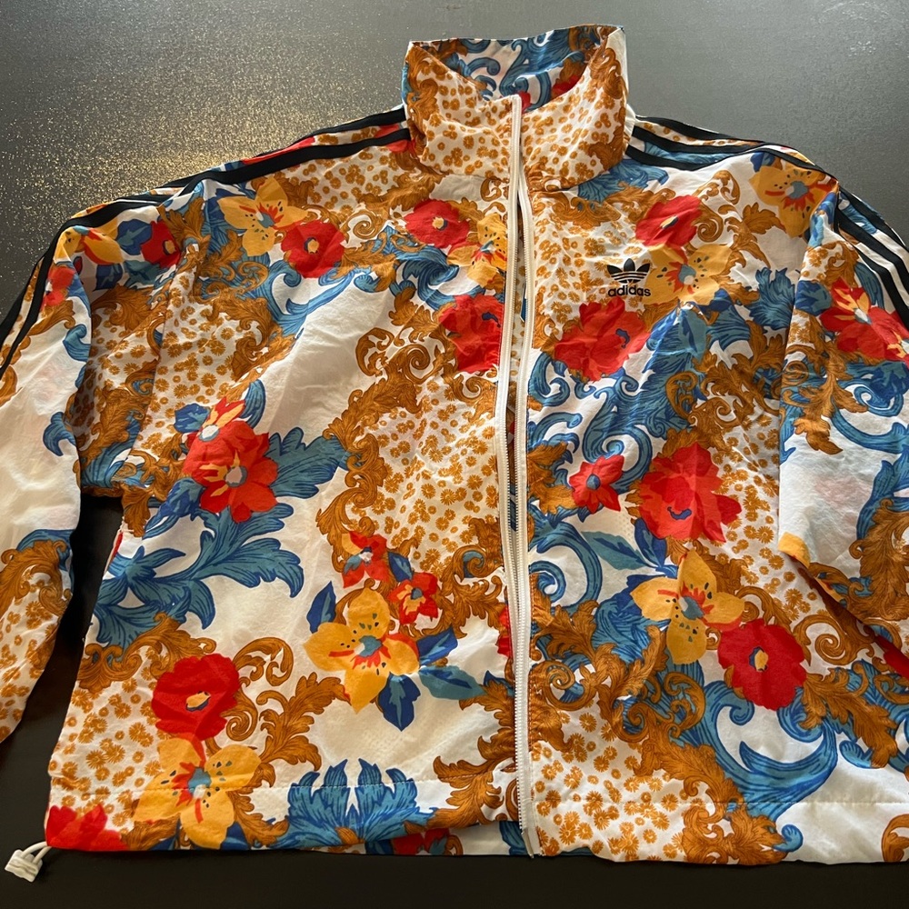 Womens adidas zip up windbreaker